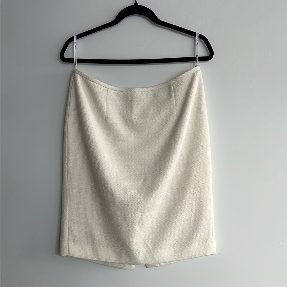 Calvin Klein Cream Skirt